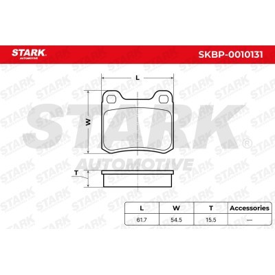 Brake Pads Set Stark SKBP-0010131 SKBP-0010131 - photo 3