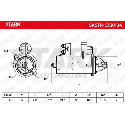 Starter Stark SKSTR-0330184 SKSTR-0330184 - photo 7