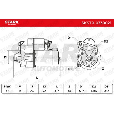 Starter Stark SKSTR-0330021 SKSTR-0330021 - photo 7