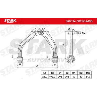 Control Arm Stark SKCA-0050400 SKCA-0050400 - photo 4