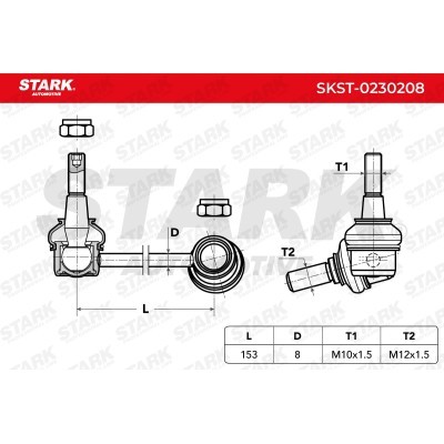 Stabilizer Link Stark SKST-0230208 SKST-0230208 - photo 8