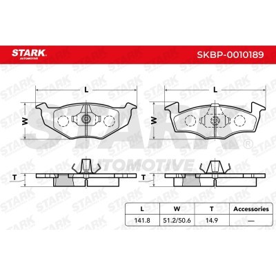 Brake Pads Set Stark SKBP-0010189 SKBP-0010189 - photo 7