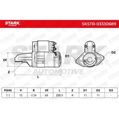 Starter Stark SKSTR-03330689 SKSTR-03330689 - photo 8