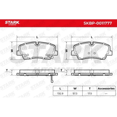 Brake Pads Set Stark SKBP-0011777 SKBP-0011777 - photo 5