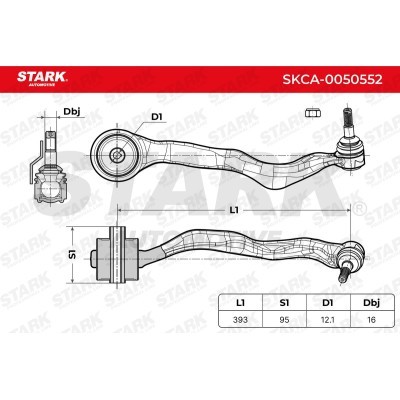 Control Arm Stark SKCA-0050552 SKCA-0050552 - photo 6
