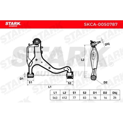 Control Arm Stark SKCA-0050787 SKCA-0050787 - photo 5