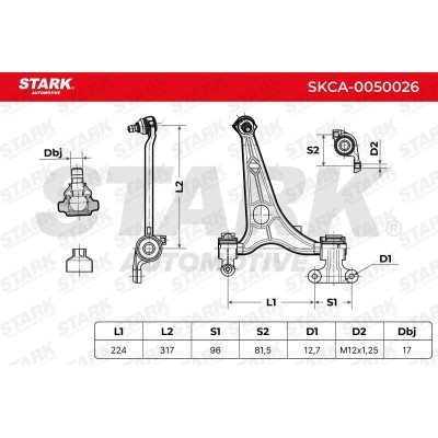 Control Arm Stark SKCA-0050026 SKCA-0050026 - photo 4