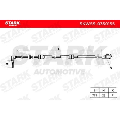 ABS Sensor Stark SKWSS-0350155 SKWSS-0350155 - photo 5