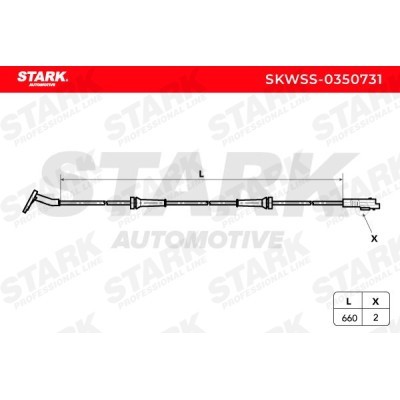 ABS Sensor Stark SKWSS-0350731 SKWSS-0350731 - photo 6