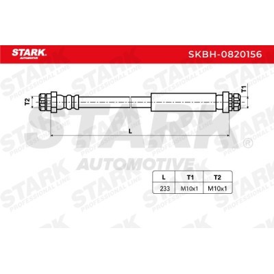 Brake Hose Stark SKBH-0820156 SKBH-0820156 - photo 4