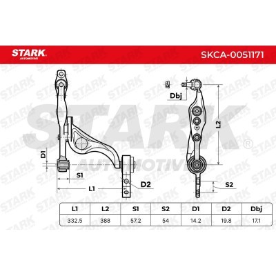 Control Arm Stark SKCA-0051171 SKCA-0051171 - photo 6