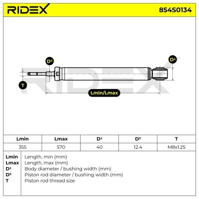 Shock Absorber RIDEX 854S0134 854S0134 - photo 7