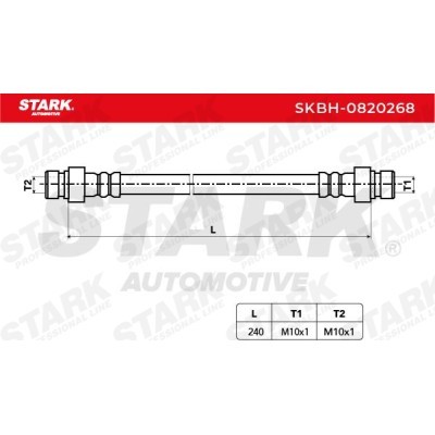 Brake Hose Stark SKBH-0820268 SKBH-0820268 - photo 3