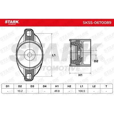 Strut Support Bearing Front Stark SKSS-0670089 SKSS-0670089 - photo 5