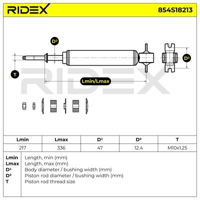 Shock Absorber RIDEX 854S18213 854S18213 - photo 6