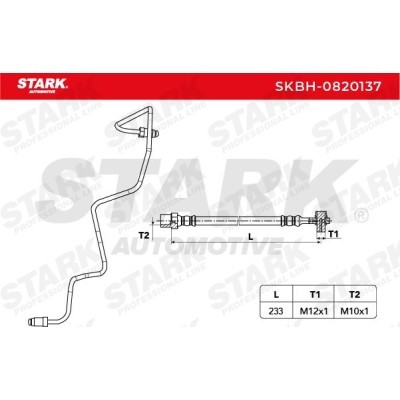Brake Hose Stark SKBH-0820137 SKBH-0820137 - photo 2