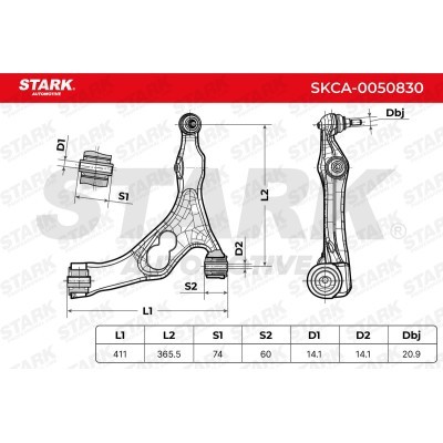 Control Arm Stark SKCA-0050830 SKCA-0050830 - photo 5