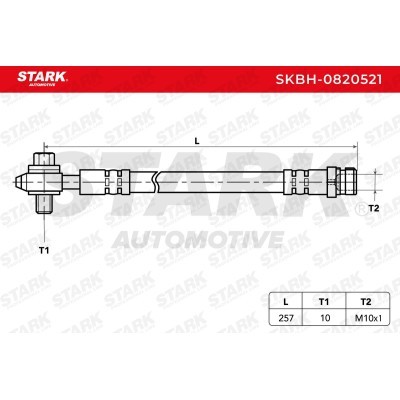 Brake Hose Stark SKBH-0820521 SKBH-0820521 - photo 2