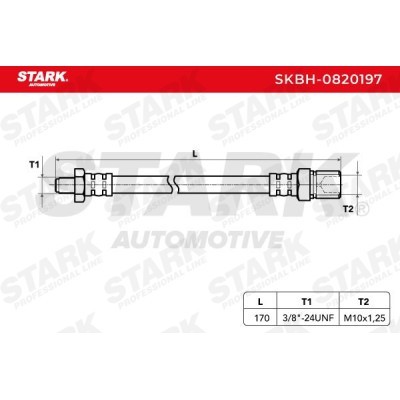 Brake Hose Stark SKBH-0820197 SKBH-0820197 - photo 3