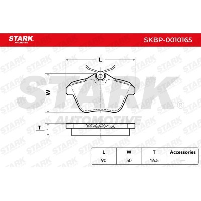 Brake Pads Set Stark SKBP-0010165 SKBP-0010165 - photo 3