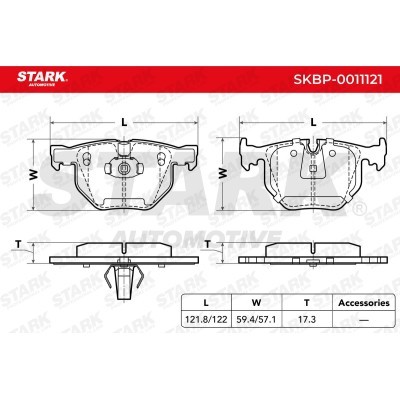 Brake Pads Set Stark SKBP-0011121 SKBP-0011121 - photo 6