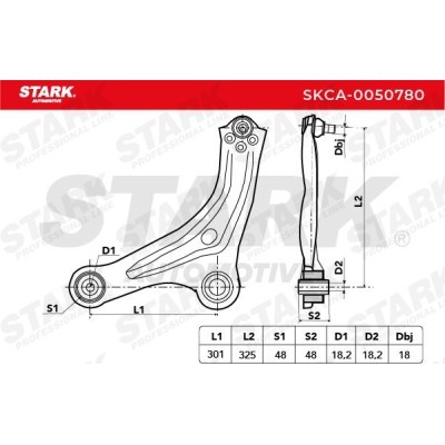 Control Arm Stark SKCA-0050780 SKCA-0050780 - photo 5
