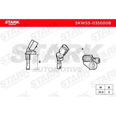 ABS Sensor Stark SKWSS-0350008 SKWSS-0350008 - photo 6