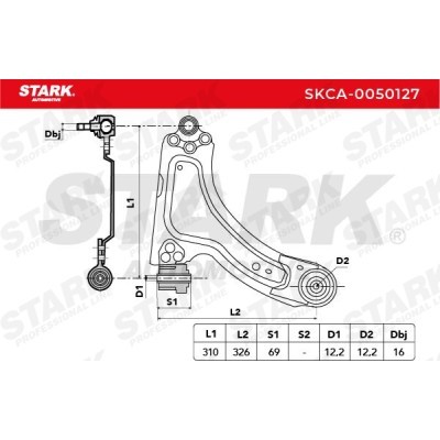 Control Arm Stark SKCA-0050127 SKCA-0050127 - photo 9
