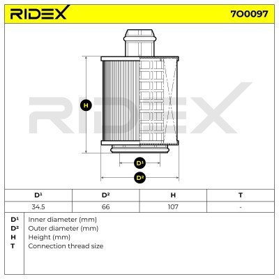 Oil Filter RIDEX 7O0097 7O0097 - photo 7