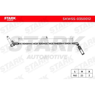 ABS Sensor Stark SKWSS-0350012 SKWSS-0350012 - photo 3