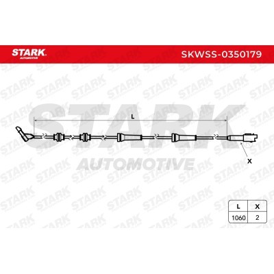 ABS Sensor Stark SKWSS-0350179 SKWSS-0350179 - photo 5
