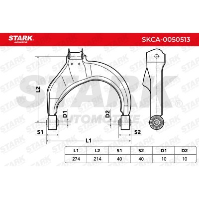 Control Arm Stark SKCA-0050513 SKCA-0050513 - photo 3
