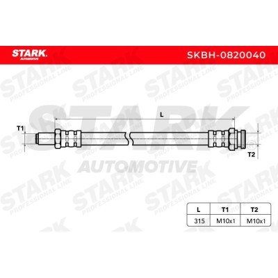 Brake Hose Stark SKBH-0820040 SKBH-0820040 - photo 4