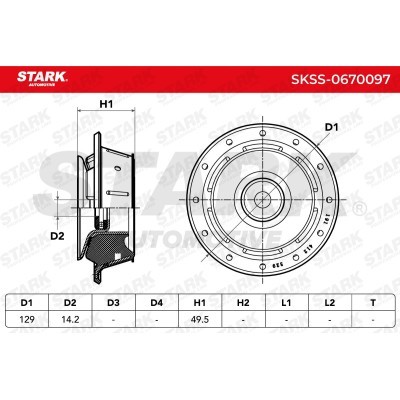 Strut Support Bearing Front Stark SKSS-0670097 SKSS-0670097 - photo 5