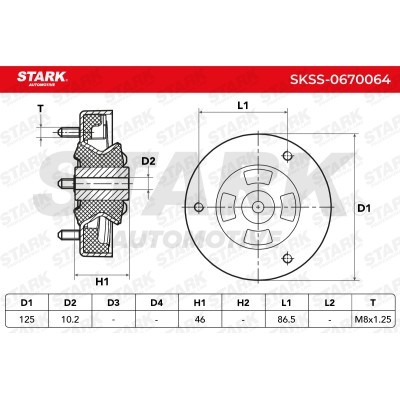 Strut Support Bearing Front Stark SKSS-0670064 SKSS-0670064 - photo 5