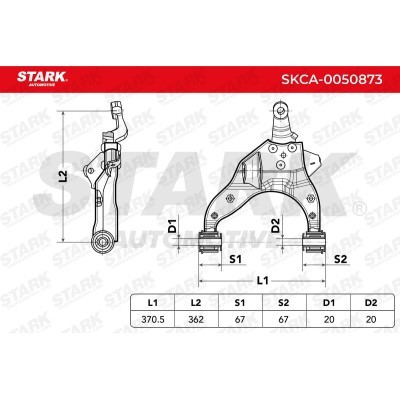 Control Arm Stark SKCA-0050873 SKCA-0050873 - photo 7