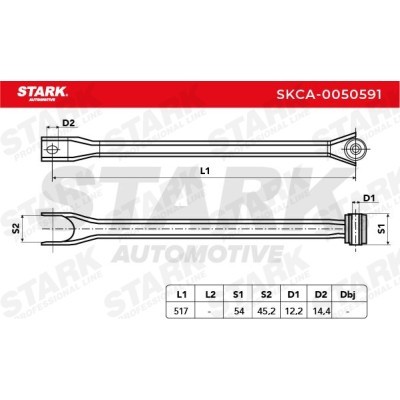Control Arm Stark SKCA-0050591 SKCA-0050591 - photo 6