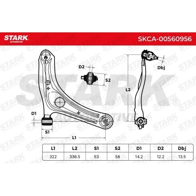 Control Arm Stark SKCA-00560956 SKCA-00560956 - photo 3
