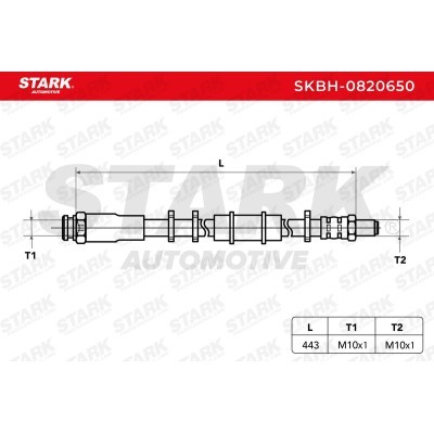 Brake Hose Stark SKBH-0820650 SKBH-0820650 - photo 2