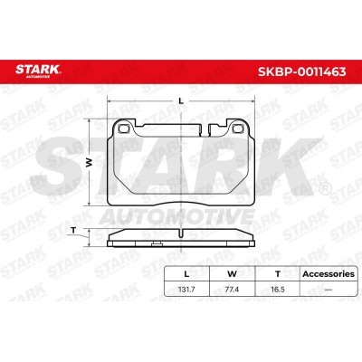 Brake Pads Set Stark SKBP-0011463 SKBP-0011463 - photo 5