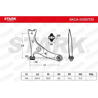 Control Arm Stark SKCA-0050733 SKCA-0050733 - photo 4