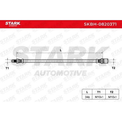 Brake Hose Stark SKBH-0820371 SKBH-0820371 - photo 2