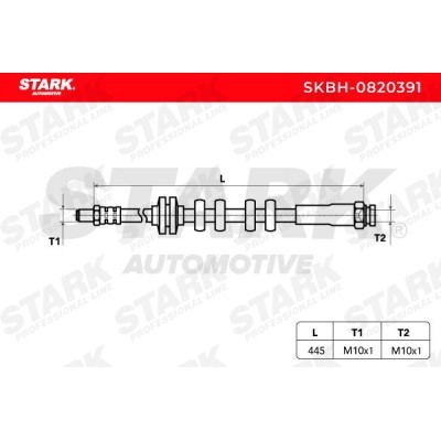 Brake Hose Stark SKBH-0820391 SKBH-0820391 - photo 6
