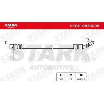 Brake Hose Stark SKBH-0820008 SKBH-0820008 - photo 5