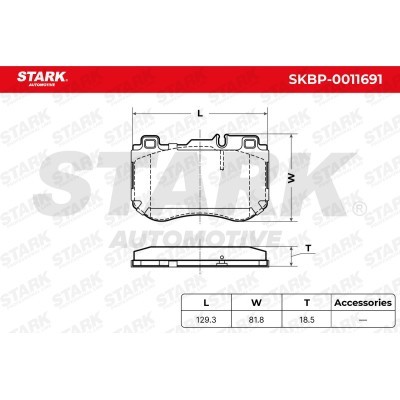 Brake Pads Set Stark SKBP-0011691 SKBP-0011691 - photo 5