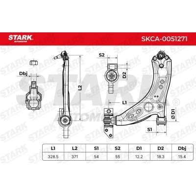 Control Arm Stark SKCA-0051271 SKCA-0051271 - photo 5