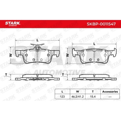 Brake Pads Set Stark SKBP-0011547 SKBP-0011547 - photo 4