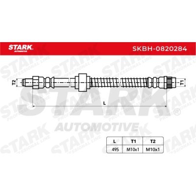 Brake Hose Stark SKBH-0820284 SKBH-0820284 - photo 3