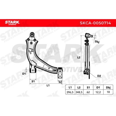 Control Arm Stark SKCA-0050714 SKCA-0050714 - photo 3