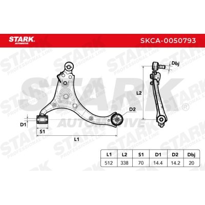 Control Arm Stark SKCA-0050793 SKCA-0050793 - photo 6